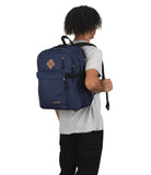 JanSport Main Campus Backpack – Large School & Travel Backpack with 15” Laptop Sleeve (Navy)
