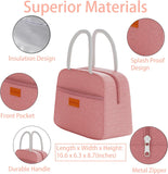 Pink 64 oz Stackable Bento Set with Insulated Lunch Bag