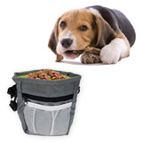 Waterproof Dog Treat Training Pouch with Adjustable Waist Belt, Poop Bag Dispenser, and Multi-Pocket Storage for Walks and Obedience Training