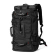 Youmian 60L Expandable Travel Backpack Convertible Duffle Bag with Laptop Compartment – Black
