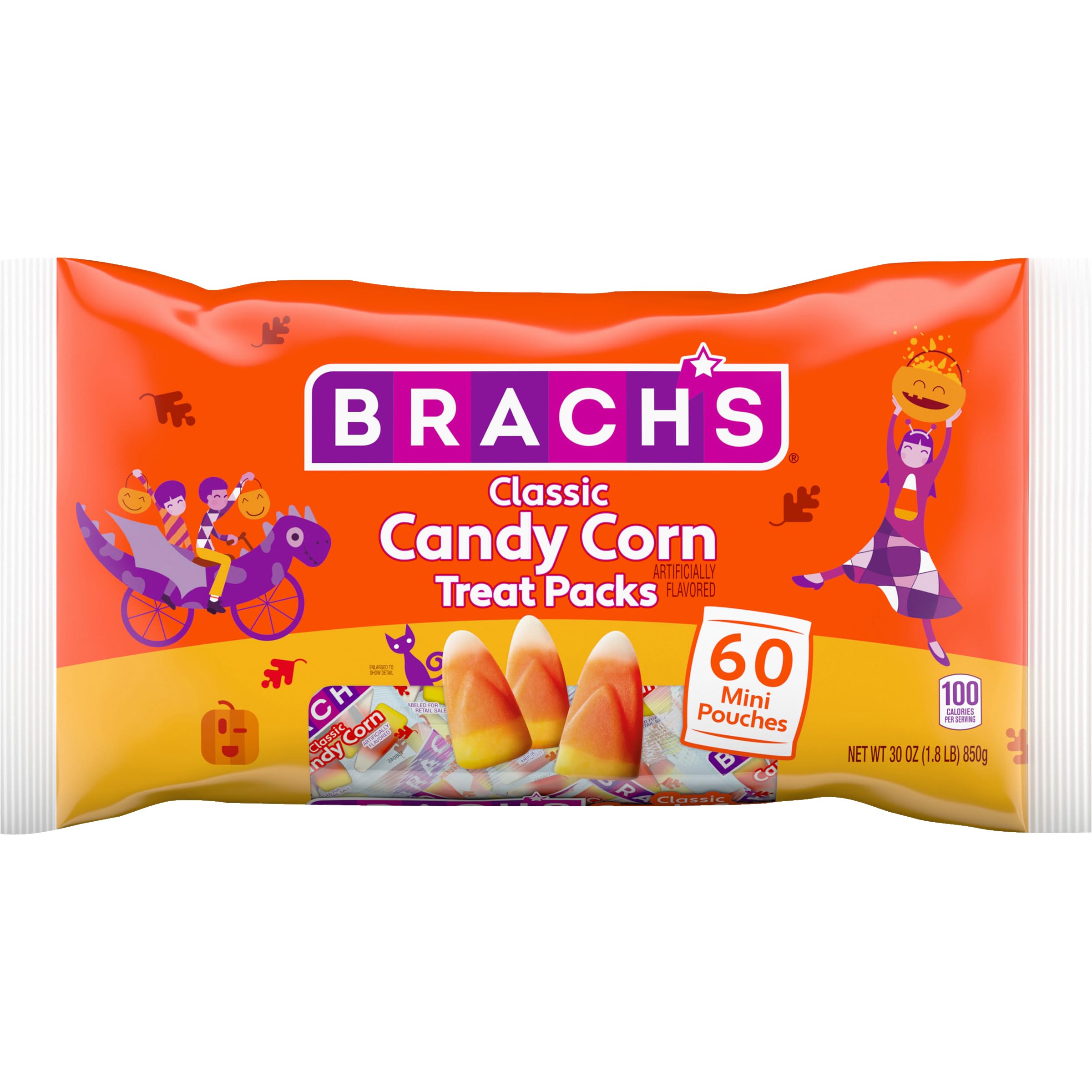 Brach’s Classic Candy Corn – Made with Real Honey, Teal Halloween Edition (Bulk Bag, Seasonal Treats & Décor)