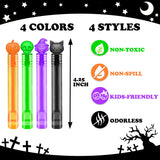 Halloween Mini Bubble Wands – 20-Pack Pumpkin, Witch, Skull & Cat Bubble Toys for Kids, Leak-Proof & Non-Toxic