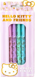 4-Piece Kawaii Character Retractable Ballpoint Pen Set