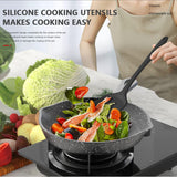 Complete Silicone Kitchen Utensils Set with Holder – BPA-Free, Heat Resistant Cooking Tools