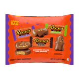 REESE’S Assorted Milk Chocolate Peanut Butter Shapes – Snack Size Halloween Candy, 14.4 oz Bag