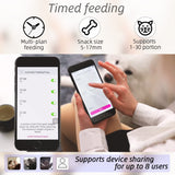 Smart Automatic Pet Feeder with 1080P HD Camera, 8L Capacity, WiFi App Control, Night Vision & Two-Way Audio for Cats and Dogs