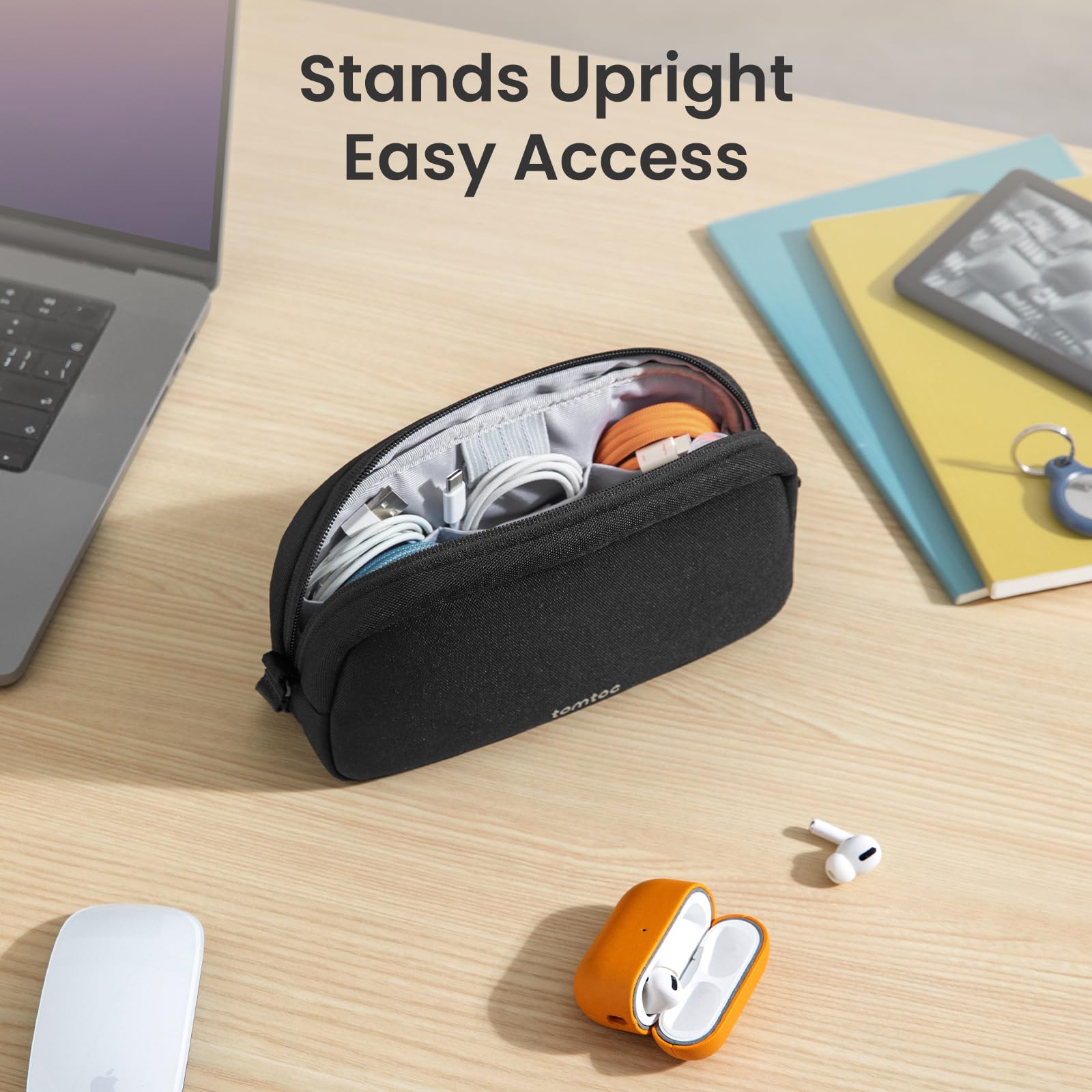 Light-T12 Portable Tech Organizer Pouch – Compact Travel Gadget Case for Chargers, Cables & Daily Essentials