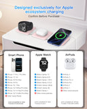 3-in-1 Foldable Magnetic Wireless Charging Station for iPhone, Apple Watch & AirPods