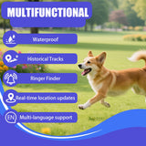 Ultra-Compact Smart GPS Tracker, No Subscription, Waterproof Real-Time Locator with 365-Day Battery & Global Tracking