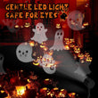 LED Halloween Ghost Projector – 6 Moving Ghost Patterns for Indoor & Outdoor Spooky Lighting