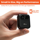 Mini Pocket Thermal Camera with Touchscreen – 80x60 IR Sensor, Real-Time Heat Detection (Black)
