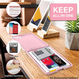 Light Pink Storage Clipboard with Low-Profile Clip