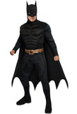 Batman: The Dark Knight Adult Costume – Deluxe Muscle Chest Jumpsuit with Cape & Belt (Men’s Large)