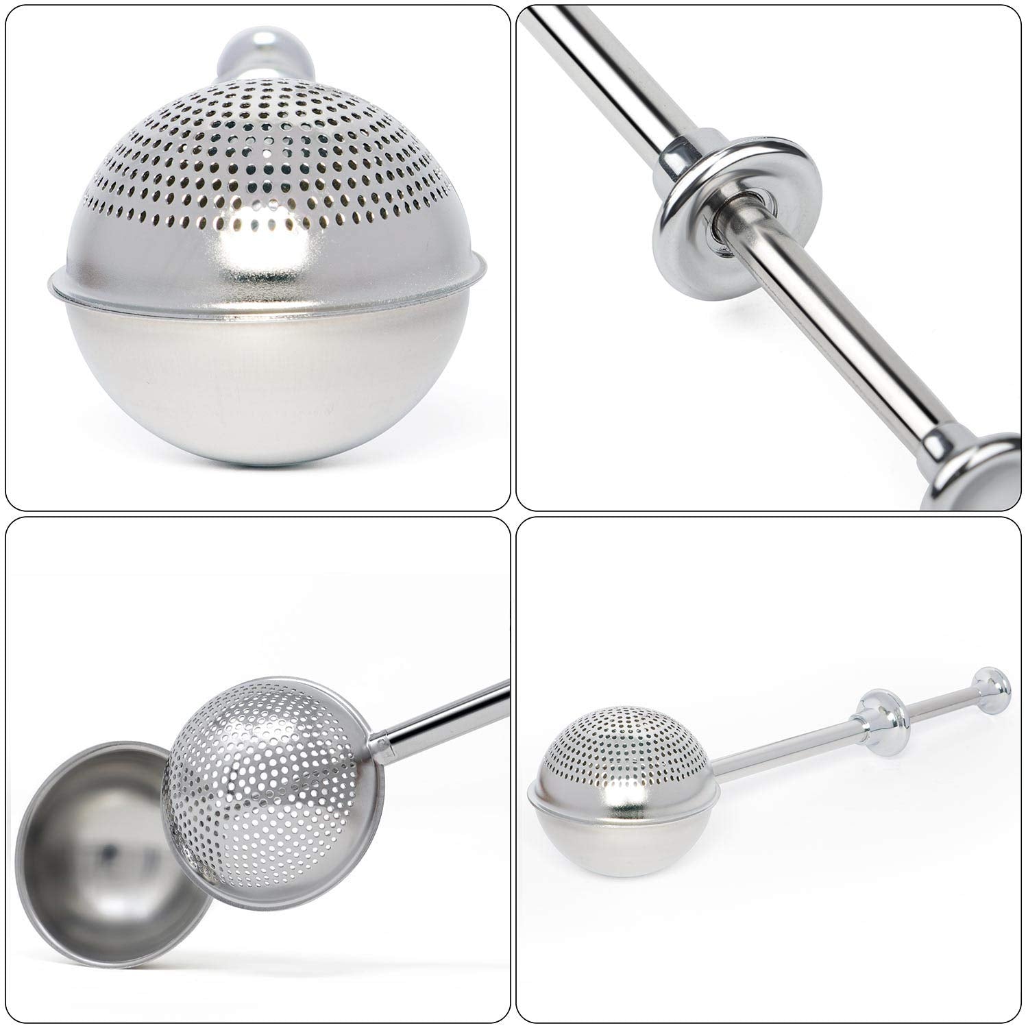 Stainless Steel Baking Dusting Wand – Cocoa, Powdered Sugar & Flour Shaker