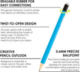 9-Color Erasable Gel Pen Set with 0.7 mm Tips