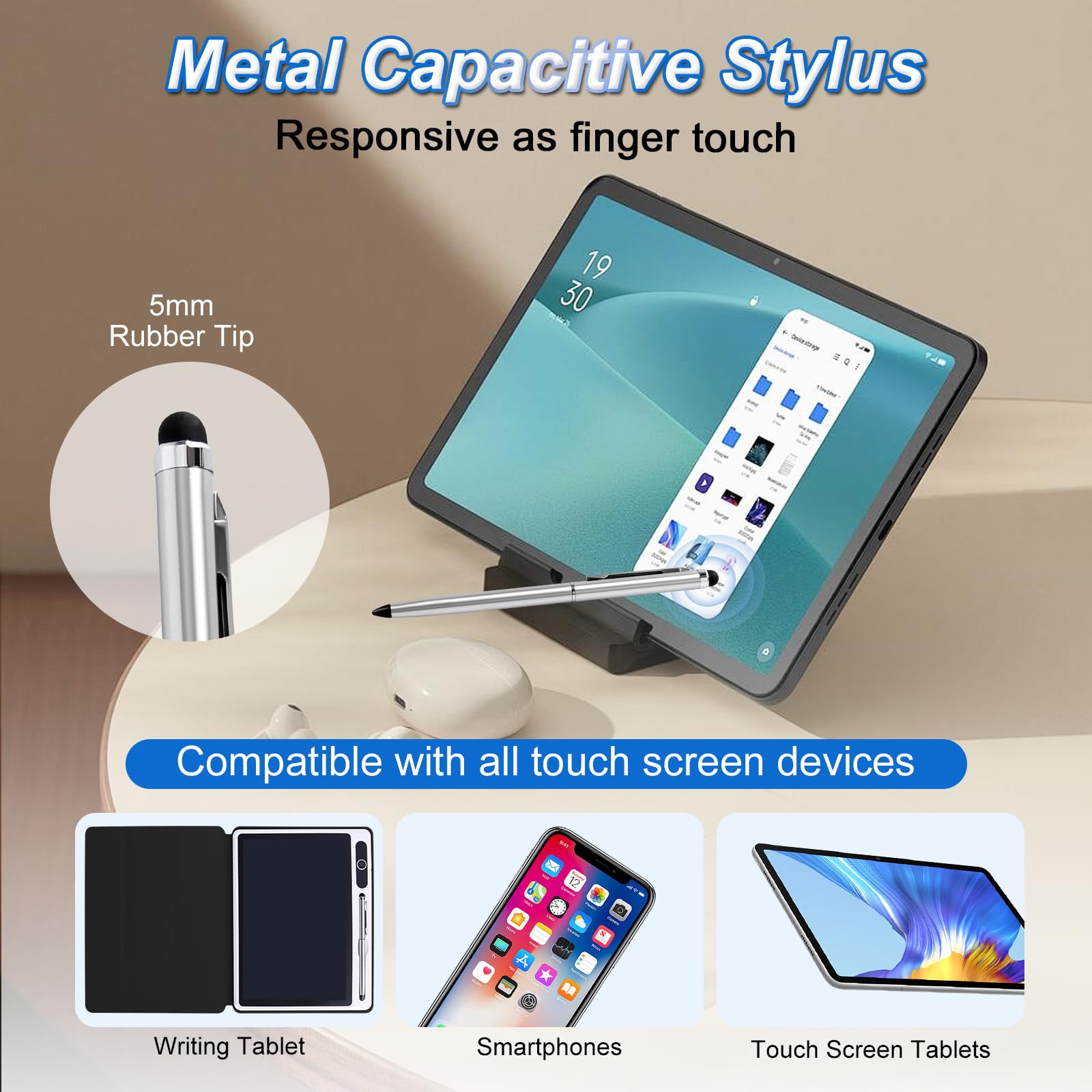 10” LCD Writing Tablet with PU Cover & Stand – Bright Thick Line Doodle Board