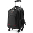 Star Cloud 4-Wheel Rolling Backpack 45L, 17.3” Laptop Carry-On Travel Backpack with Replaceable Wheels (Black)