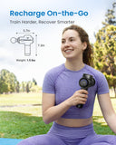 Smart Bluetooth Massage Gun – Deep Tissue Muscle Massager with App Control, 5 Speeds & Fast Charging