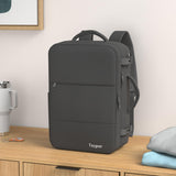 Taygeer Carry-On Travel Backpack with USB Charging Port & Shoe Compartment – 17.3” Laptop, Black