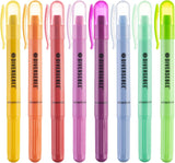 8-Pack Pastel No-Bleed Gel Highlighters