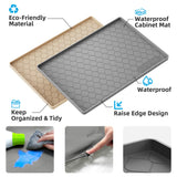 Under Sink Cabinet Protection Mat – Waterproof Leak & Spill Guard (Dark Gray)