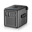 Universal Travel Adapter with 3 USB-C & 2 USB-A Ports – Worldwide Plug Adapter for 200+ Countries