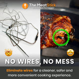 Wireless Smart Meat Thermometer with 500ft+ Range & App Control