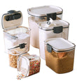 Prepworks ProKeeper 6-Piece Baking Storage Container Set – Flour, Sugar & Brown Sugar Keepers