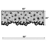 Halloween Lampshade Covers (3-Pack) 🕸️ – Black Lace Spider & Bat Lamp Decorations for Home & Party