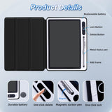 10” LCD Writing Tablet with PU Cover & Stand – Bright Thick Line Doodle Board