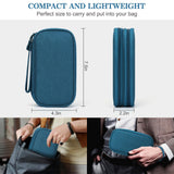 Travel Cable Organizer Case – Portable Electronic Accessories Storage Bag for Chargers, USB Cables, Power Banks & Gadgets