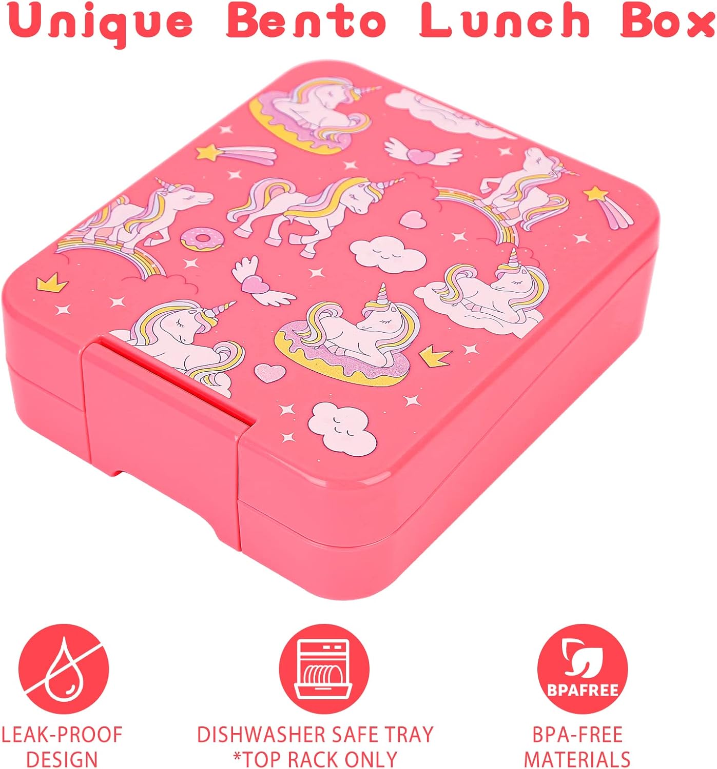 Pink Horse Bento Set with 10 oz Insulated Food Jar