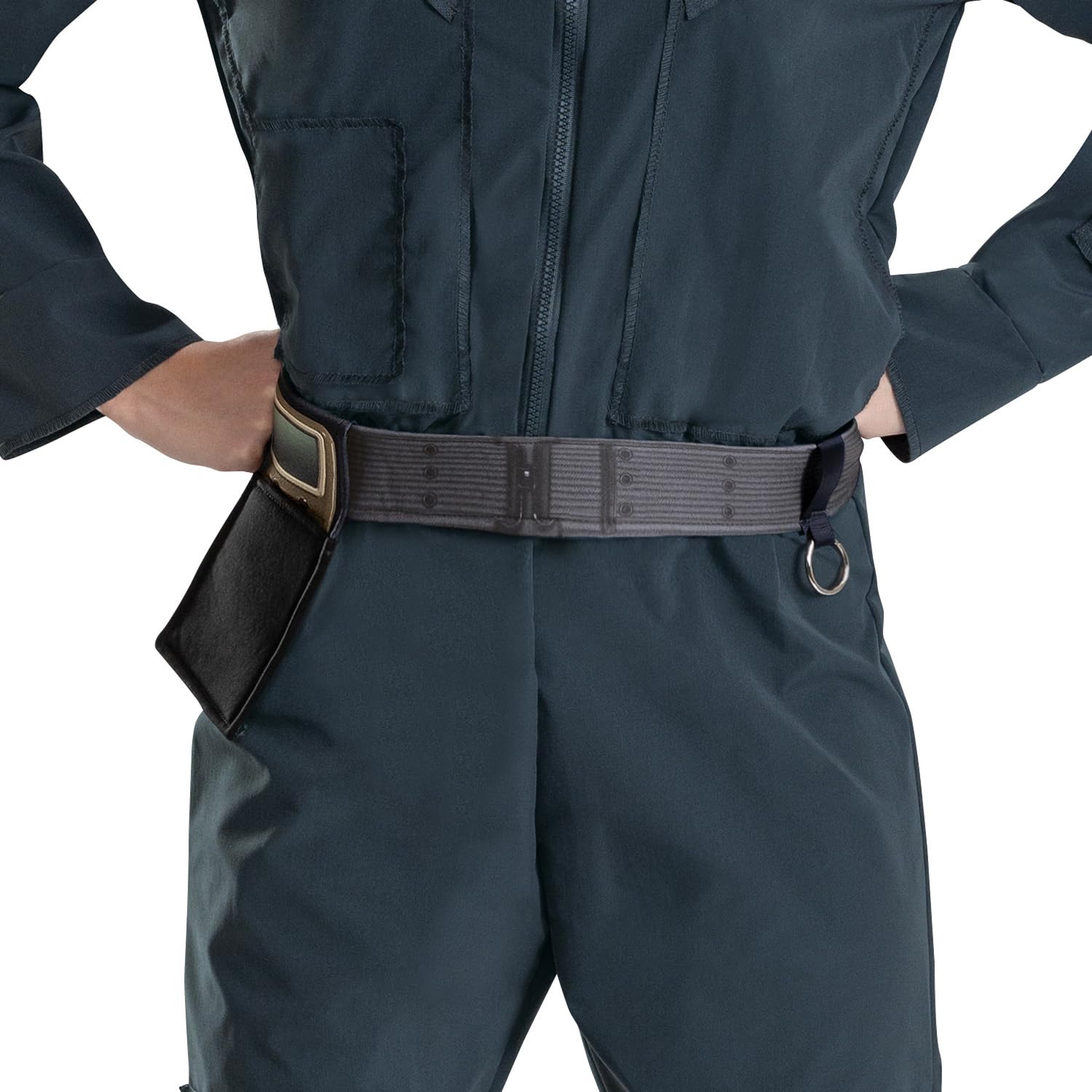 Ghostbusters Frozen Empire Engineer Costume for Adults – Official Movie Jumpsuit with Detachable Belt & Badge Clip (Model 164309SM)