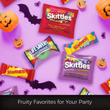 STARBURST, SKITTLES & LIFE SAVERS Halloween Variety Bag – 315PCS Fruity Candy Mega Mix 🍓🍋🍇 Perfect for Parties & Trick-or-Treat 🎃