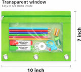 20-Pack Multicolor 3-Ring Binder Pencil Pouches