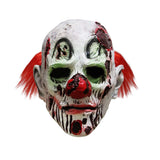 Scary Clown Latex Mask – Multicolor Horror Halloween Mask for Adults (One Size)