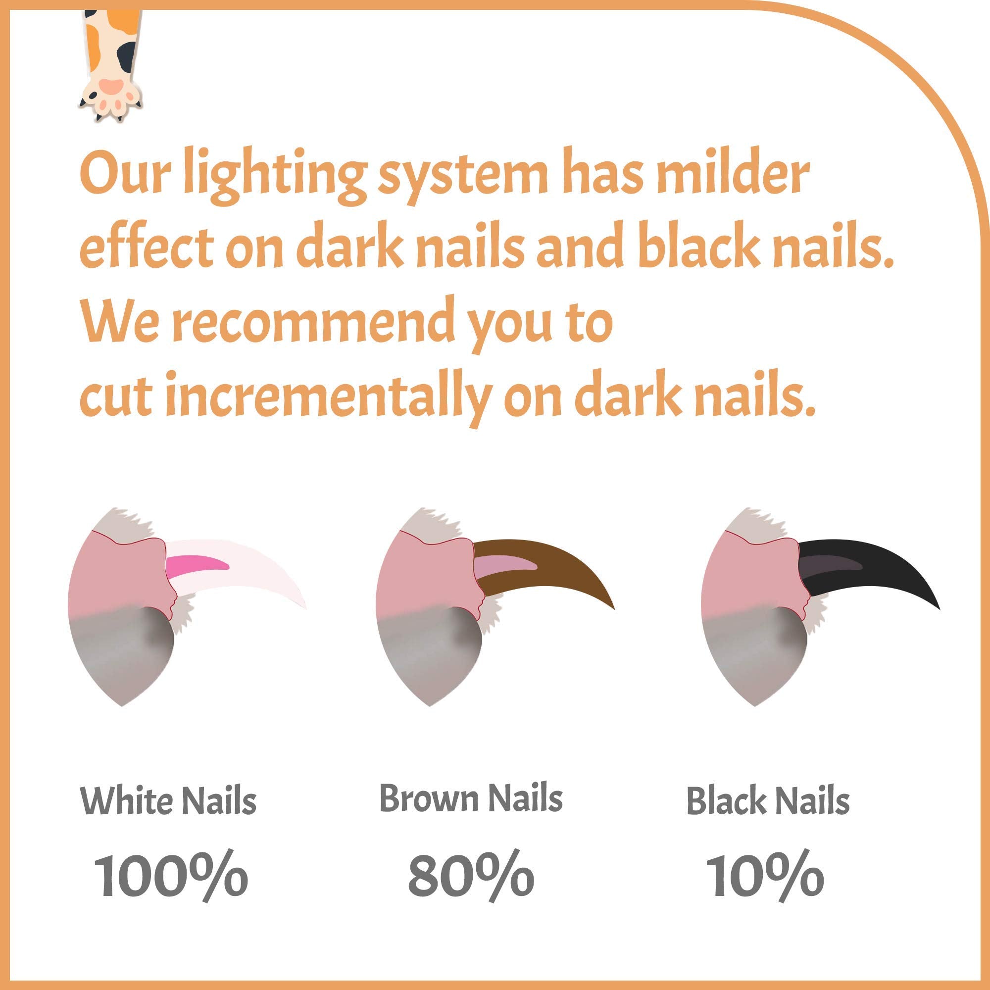 LED Light Pet Nail Clippers with Rechargeable Battery, Safety Illuminated Blade, Built-In Nail File and Nail Storage for Dogs and Cats
