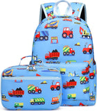 15-Inch Preschool Backpack Set with Matching Lunch Box