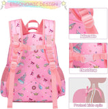 Unicorn School Backpack Set with Lunch Bag and Pencil Case