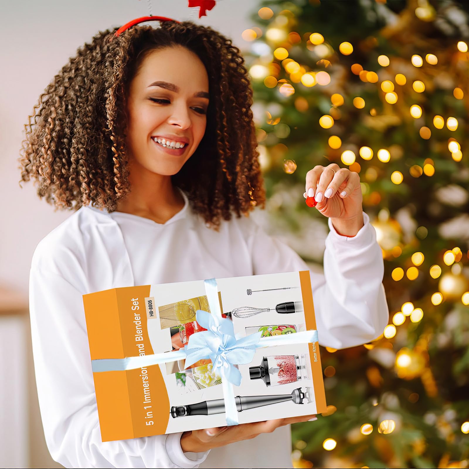 1100W Professional Immersion Hand Blender – Variable Speed Trigger, Scratch-Free Guard & BPA-Free Attachments