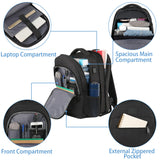 MATEIN Expandable Travel Laptop Backpack with USB Charging Port – Anti-Theft Business Bag 15.6”