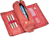 Green Roll-Up Large Capacity Pencil Case