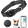 Smart Pet Tracker with Collar for Apple Find My Network – No Monthly Fee Bluetooth Location Tracker for Dogs & Cats (Black)