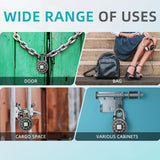SFW GS50S Fingerprint Smart Padlock with Password Unlock, Bluetooth App Control & USB-C Rechargeable Battery