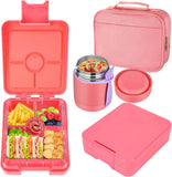 Pink Horse Bento Set with 10 oz Insulated Food Jar