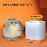 PETKIT Wireless Pump 3.0 Compact Cat Water Fountain 1.85L – Ultra-Quiet 25dB Indoor Hydration System (White)