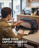 Tolaccea 40L Carry-On Travel Backpack with Packing Cubes, Flight Approved Laptop Backpack for 15.6 Inch