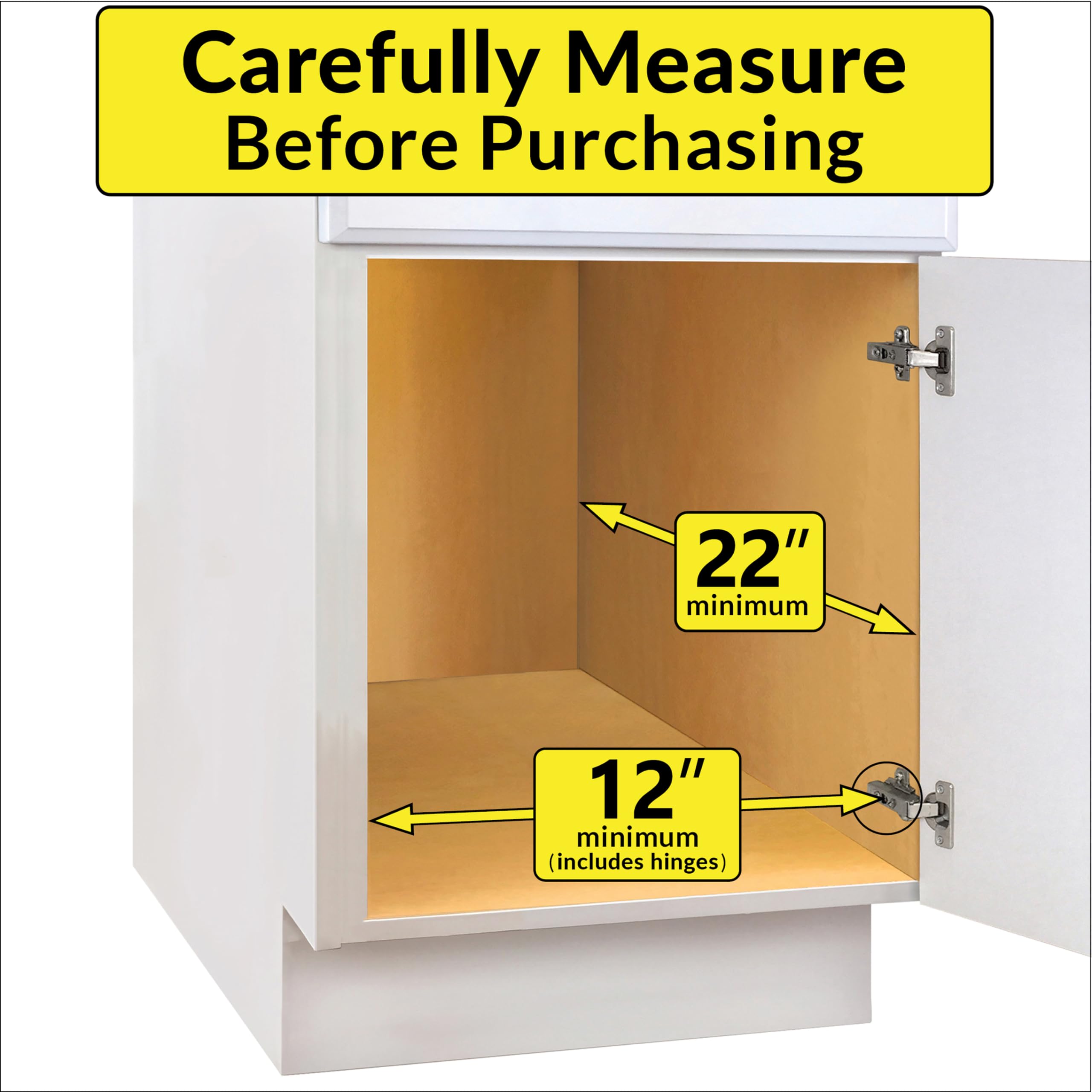 Lynk Professional Pull-Out Cabinet Organizer – Heavy-Duty Sliding Drawer Shelf with ProGlide System