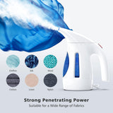 Hilife Portable Handheld Garment Steamer 700W with Extended 9ft Cord and Travel Wrinkle Remover System