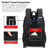 MAXTOP Deep Storage Laptop Backpack with USB Charging – Water-Resistant 15.6″ College & Work Backpack (Black)